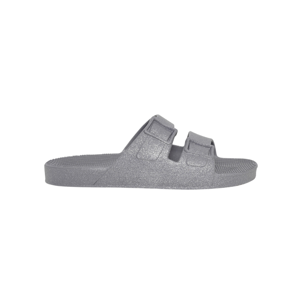 Sandália Chinelo Linus Vegana Unissex Slip On Palmilha Anatômica Antiderrapante Brilha Neblina