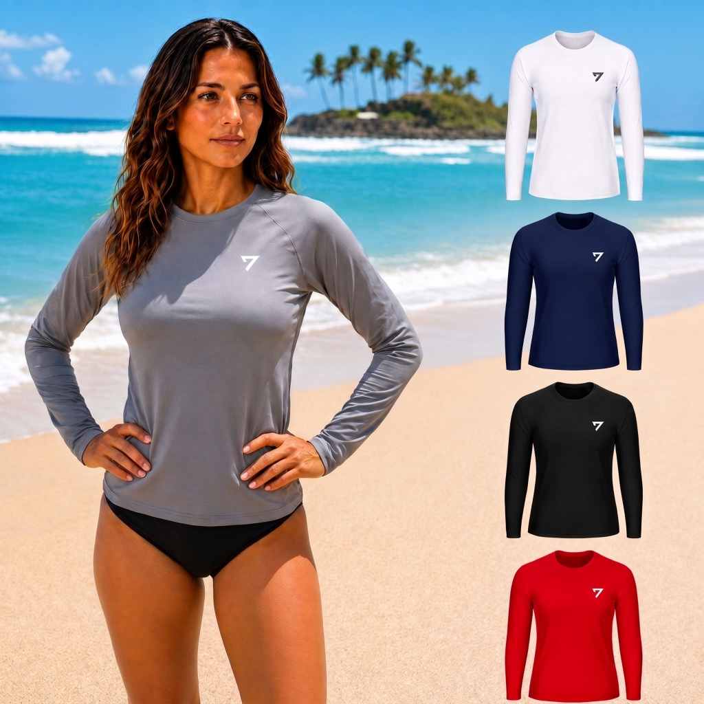 Blusa Segunda Pele Feminino Camisa Uv Feminina Termica Camiseta Manga Longa feminina Proteçao UV