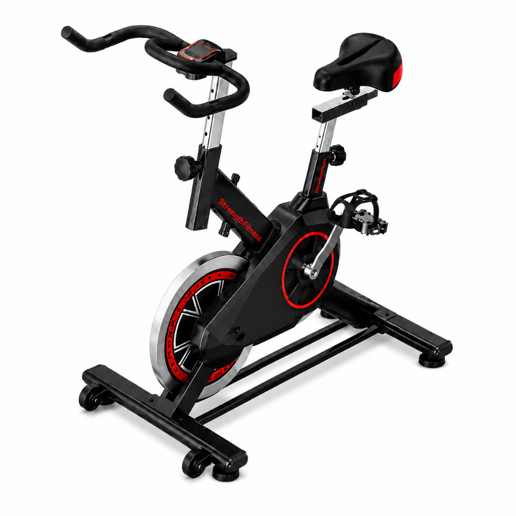 Bicicleta Spinning Ergométrica Para Exercícios Com Monitor Profissional Sport Suporta até 120kg