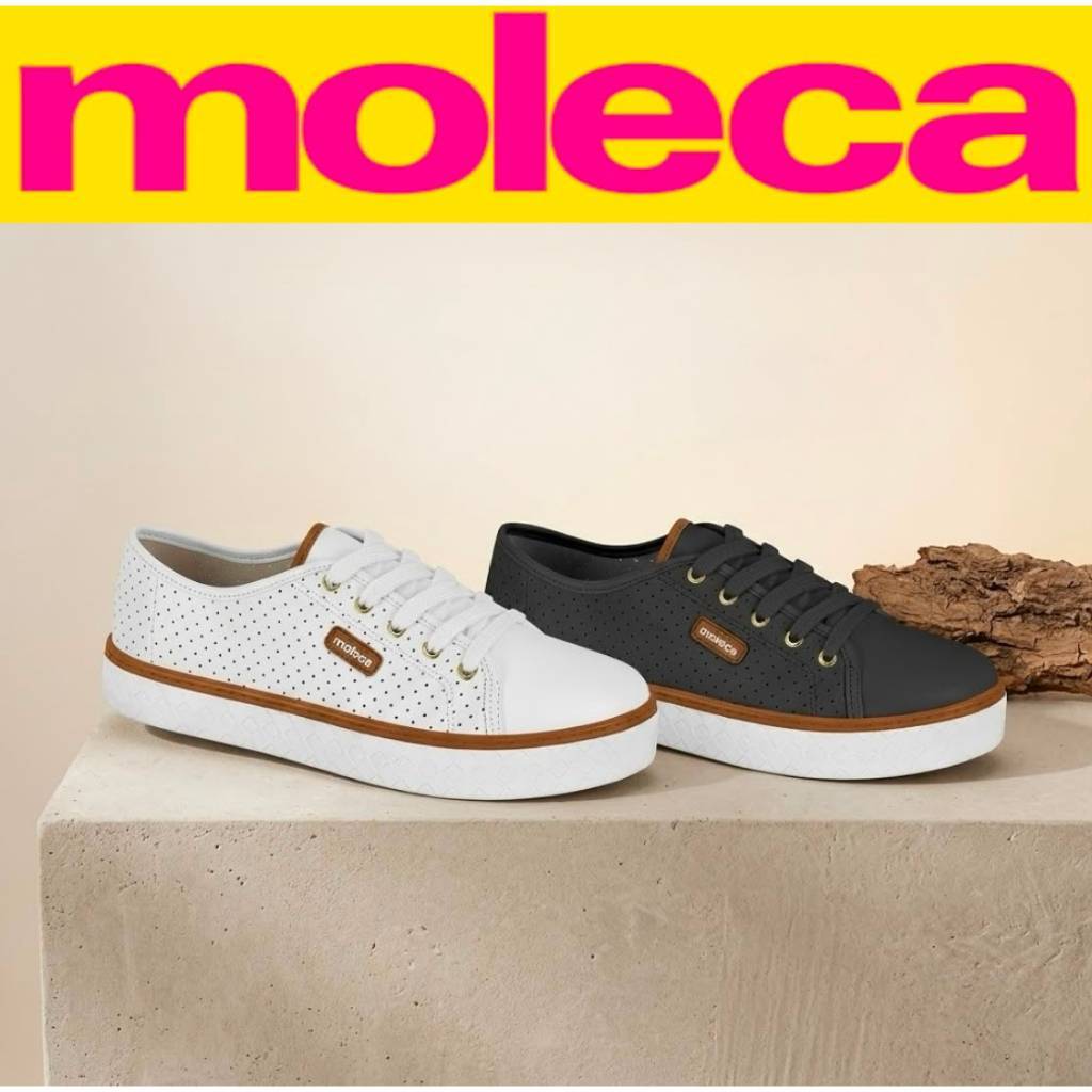 Tênis Sapatênis Casual Moleca Feminino Micro Furinhos Confortável Lançamento 100% Original