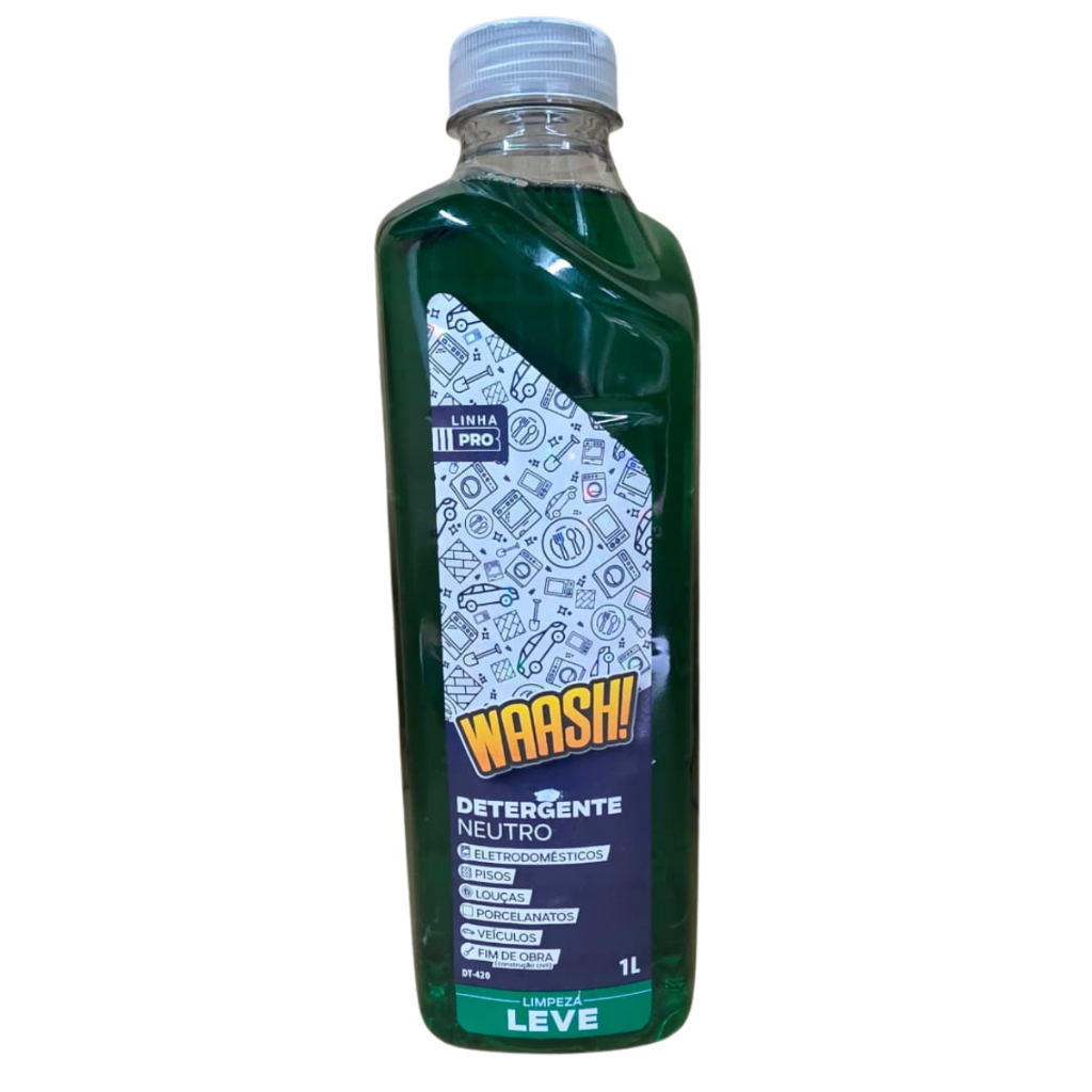 Shampoo Detergente Multiuso Lava Auto PH Neutro Waash