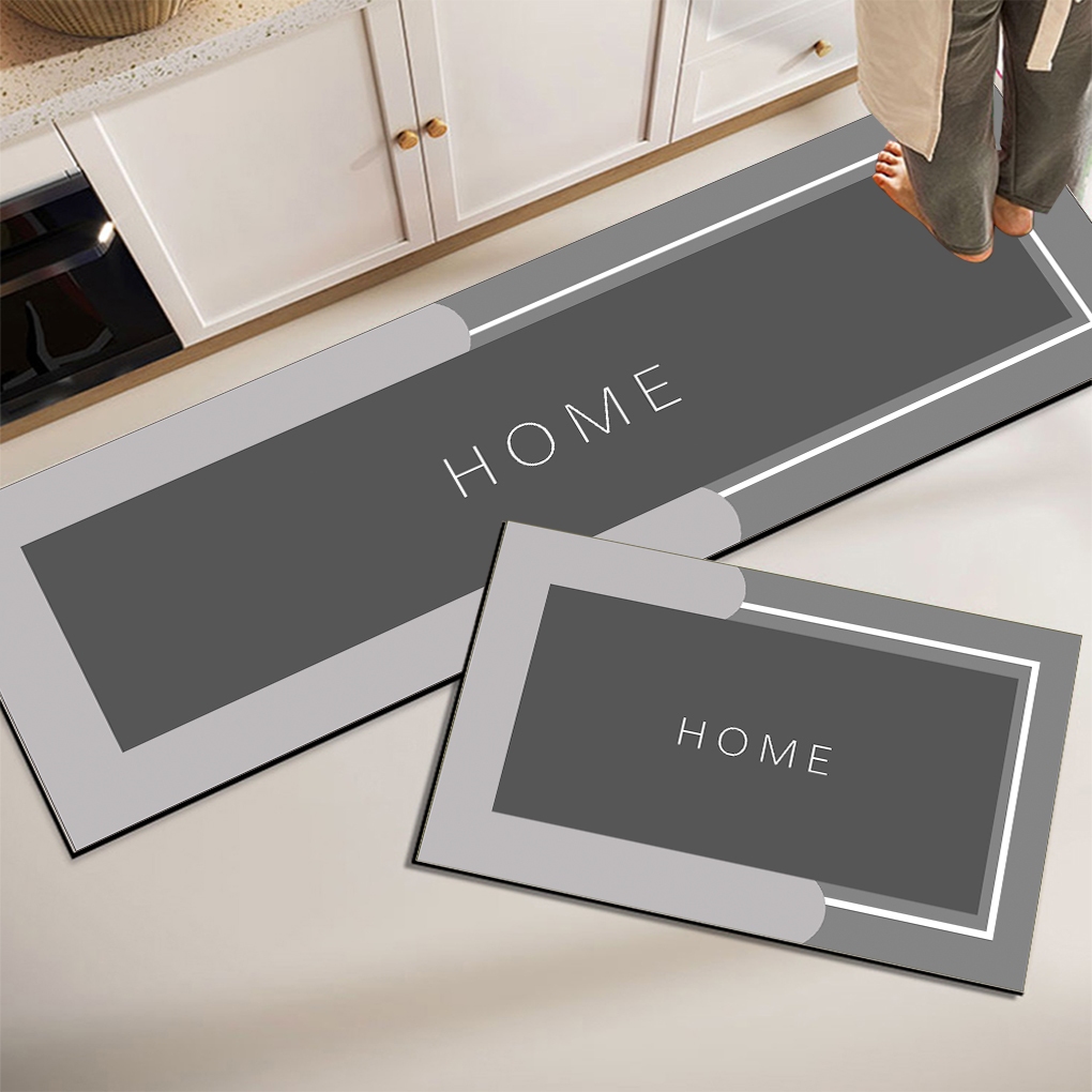 Kit 2 Peças Passadeira Antiderrapante Fácil de Limpar Macia Home
