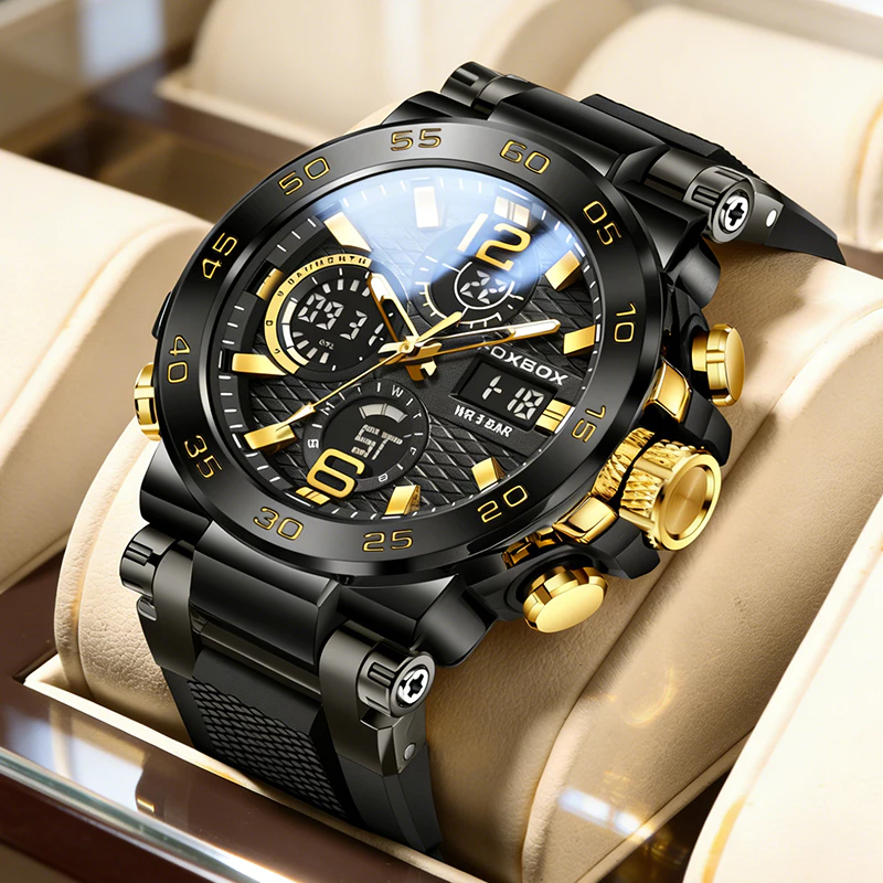 relogio masculino LED À Prova D' Água Esporte Eletrônico Silicone Relógio de Pulso Data Despertador Men Watch