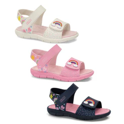 PAPETE SANDÁLIA INFANTIL MENINAS TIC TAC KLIN 171259000/ 711171000