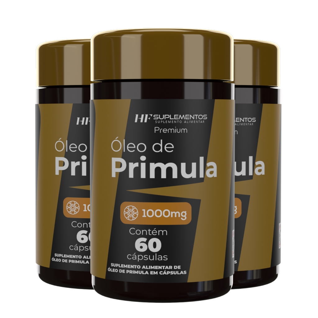 KIT 3X ÓLEO DE PRÍMULA 1000MG 60 CAPS – PELE E BEM-ESTAR