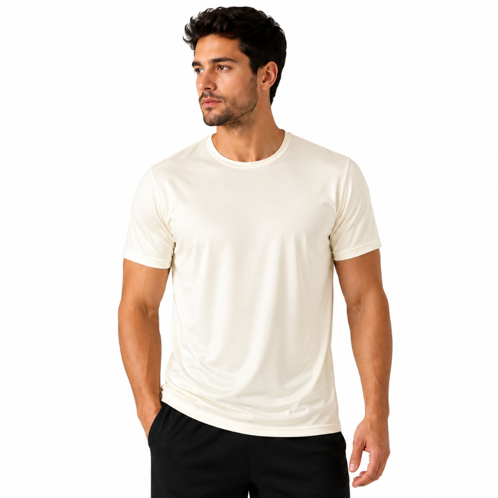 Camiseta Dry Fit Manga Curta Masculina Fitness Academia Corrida Respirável Premium