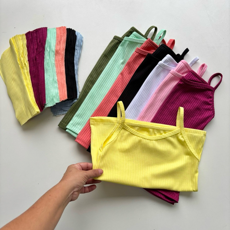 Kit 3 Blusinhas Feminina T-shirt Canelada Infantis Camiseta Tshirt Femininas Menina Moda Blogueirinha Blusa
