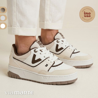 Tênis Feminino Via Marte Casual Flatform Conforto Plataforma Dia a Dia Nobuck Lançamento Original