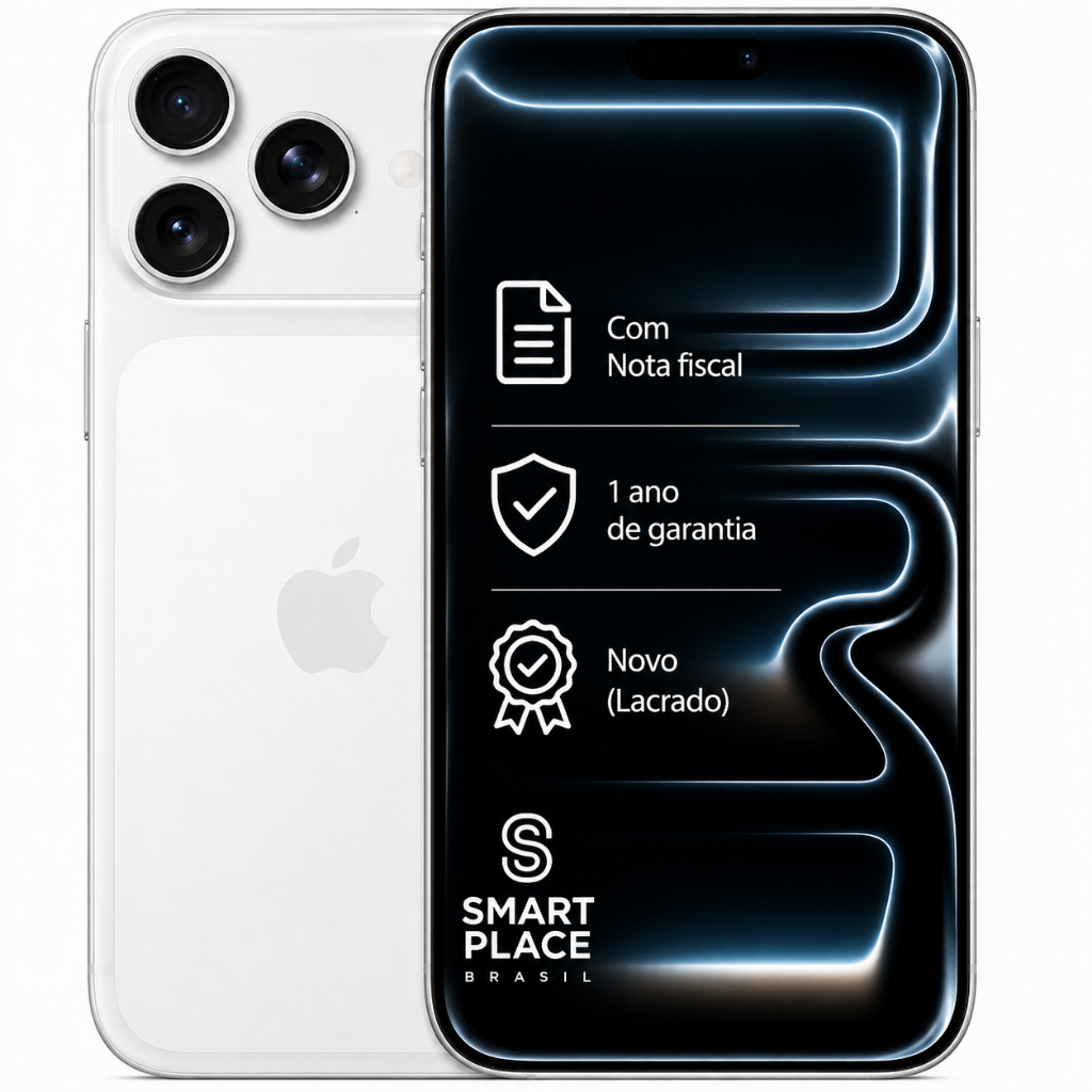 Apple iPhone 17 Pro Max 512GB de Armazenamento Prata ( Novo Lacrado )
