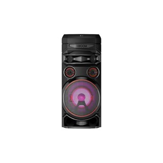 Caixa de Som LG XBOOM RNC7 Bluetooth Karaokê Entrada Microfone Guitarra USB Rádio FM Bivolt Preta