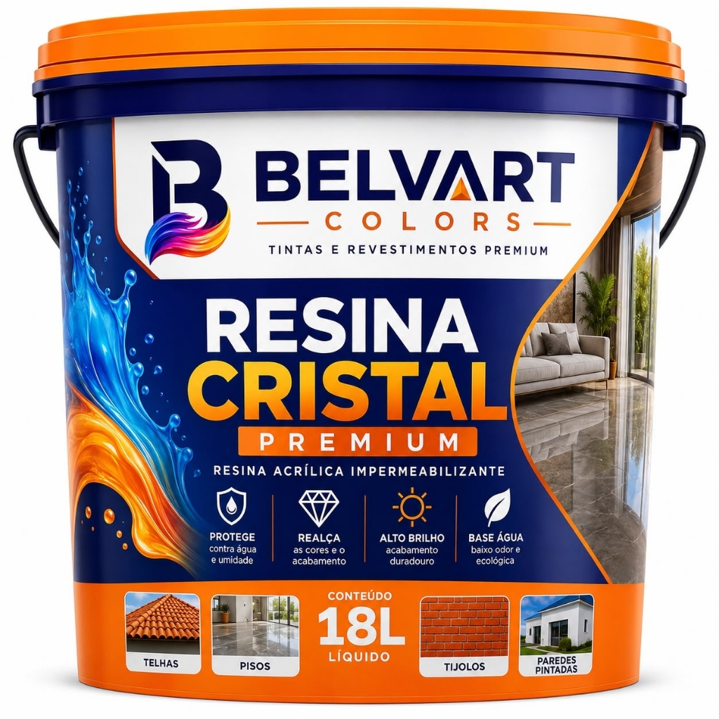 Resina Cristal Incolor ARTFIX 18L — Oferta Especial Para Construção e Reforma