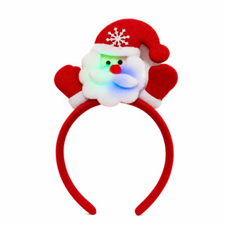 Tiara Feminina Arco Com Led Pisca Decoração Fantasia Natal Papai Noel ENVIO IMEDIATO!!