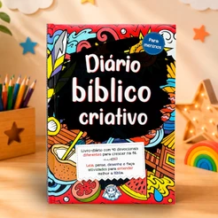 Livro Infantil Devocional Diário Bíblico Criativo | Atividades Educativas da Bíblia para Crianças