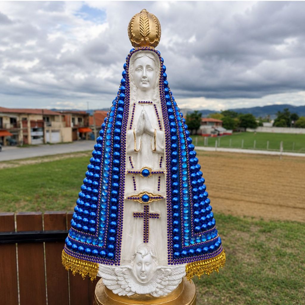 Imagem De Nossa Senhora Aparecida Gesso 40cm