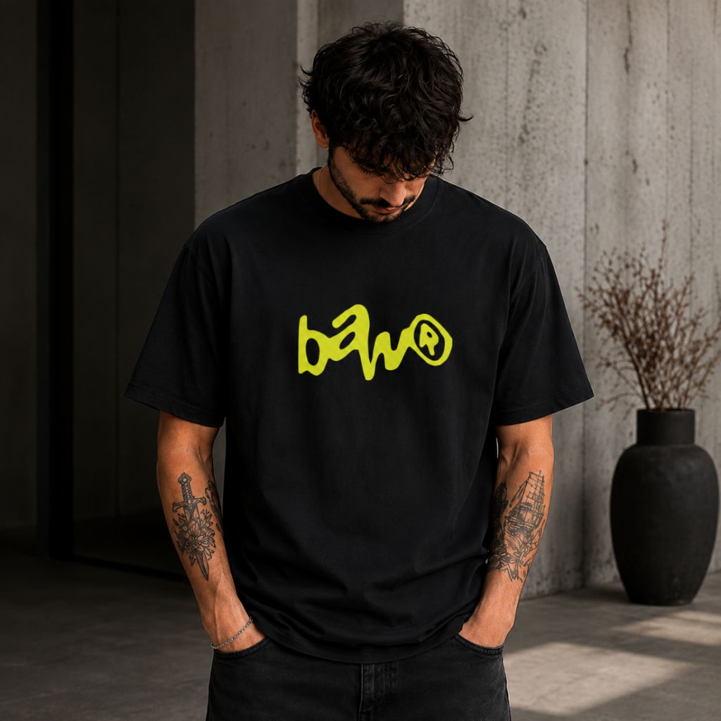Camiseta AMARELO unissex oversized streetwear camisa