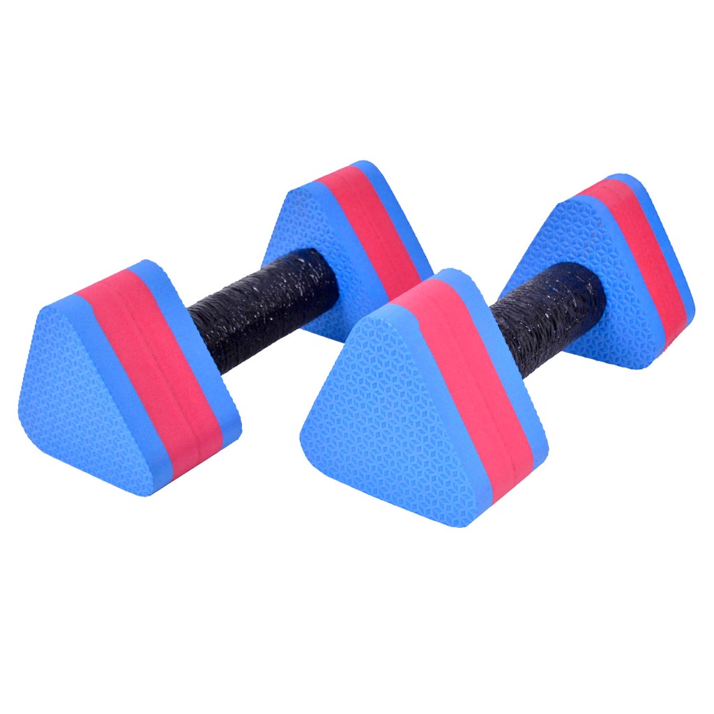 HALTERES PARA HIDROGINASTICA (P) 1A2KG PARA NATAÇÃO E FISIOETERAPIA EVA