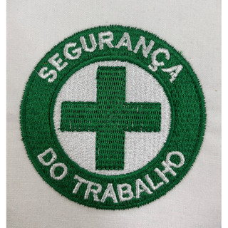 patch bordado segurança do trabalho com termocolante