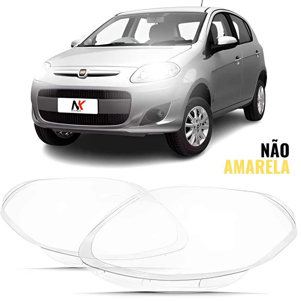Par/Un Lente Farol Palio G5 2012 2013 2014 2015 2016 Attractive Lentes 1ª Linha Novo