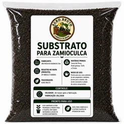 Substrato para Zamioculca Terra Adubada Orgânica Premium Pronta para Uso em Vasos Plantas e Folhagens