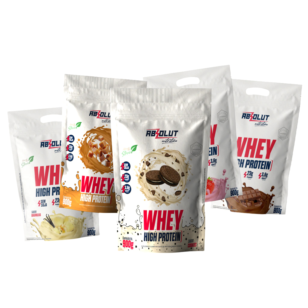 Refill Whey High Protein Sabores I 900g I Absolut Nutricion
