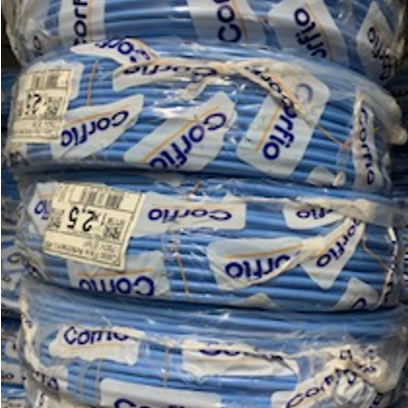 FIO CABO FLEXÍVEL 750V 2.5MM  ROLO COM 100 METROS - CORFIO