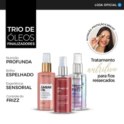 Kit Óleo Ambar + Sequei Sem Frizz + Absolut Oil