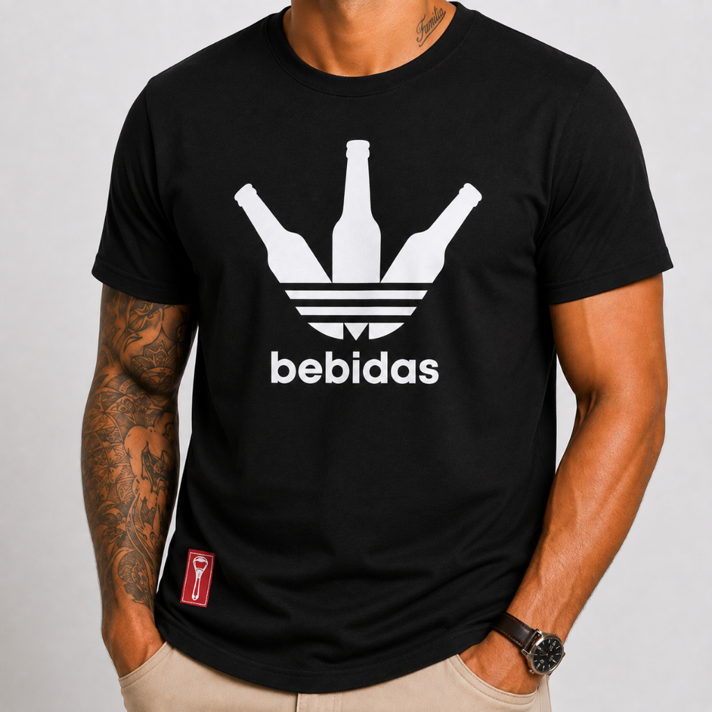 Camiseta Masculina Estampada Cerveja Com Abridor De Garrafa Meme Bebidas Beer Bar Festa Amigos Resenha Presente Verão