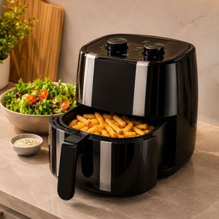 Air Fryer 3,4L 1400W Fritadeira Elétrica Timer 60 Min Sem Óleo Temperatura Até 200°C 110V…