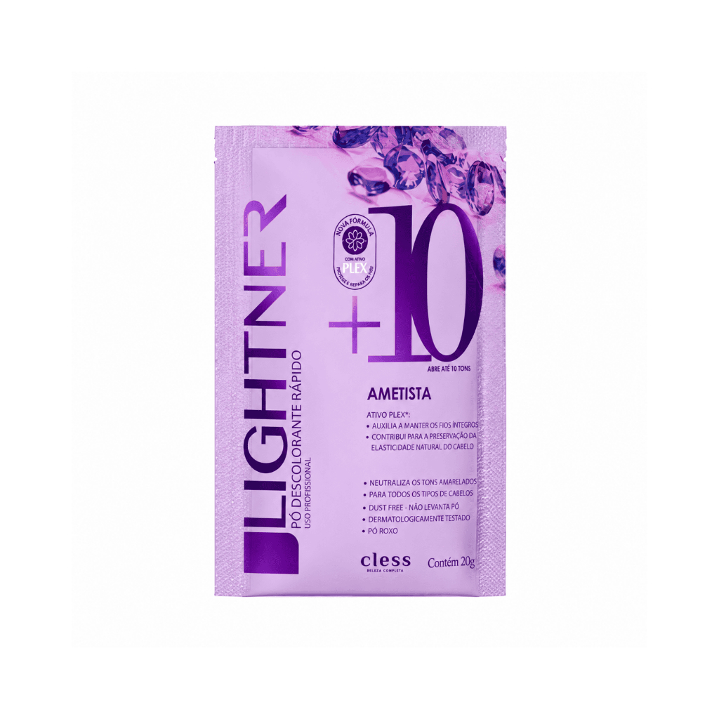 Pó Descolorante Capilar Ametista 10 Tons Lightner 20g