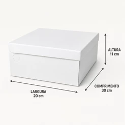 Kit Caixas De Papelão Duplex Para Sapato 10 20 e 30 Un 30x20x11
