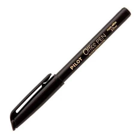 Caneta Hidrográfica Office Pen 2.0 Pilot Preta - Unitário · foto 2