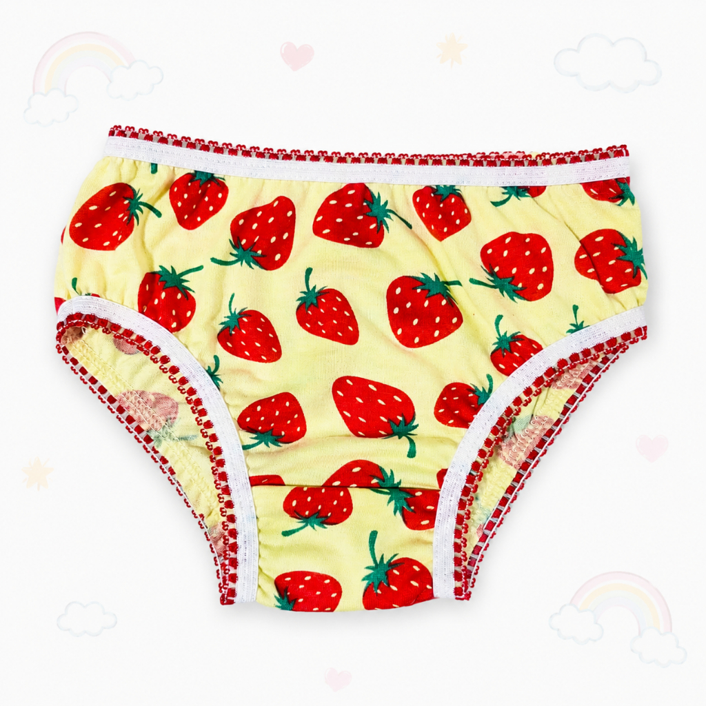 Kit com 3,5 ou 10 Calcinha Infantil Menina Estampadas e Sortidas P M G