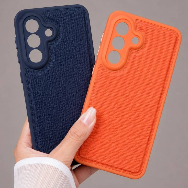 Capa Capinha Tecido Premium aveludada Anti Impacto para Samsung Galaxy A17 | A26 | A27 | A36 | A35 | A55 | A56 | A57
