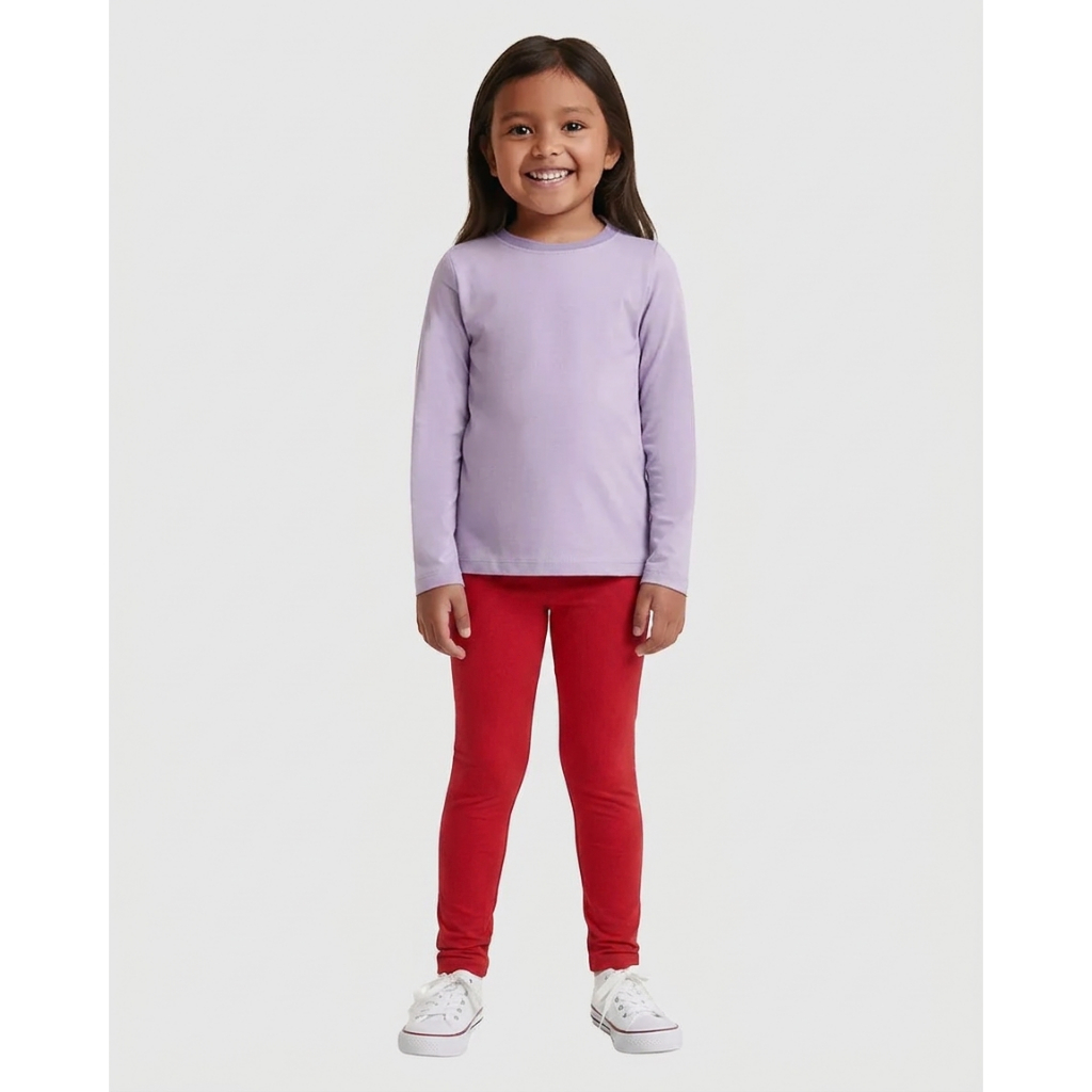 Calça Legging Infantil Em Algodão Malwee Kids