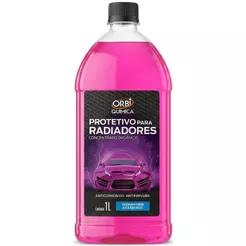 Aditivo Protetivo Radiador Concentrado Orbi Química 1l Anticorrosivo Orgânico Carro Automotivo Rosa