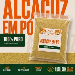 Alcaçuz em Pó 100% Puro | Premium | Produto Natural | Alta Qualidade | Sem Conservantes