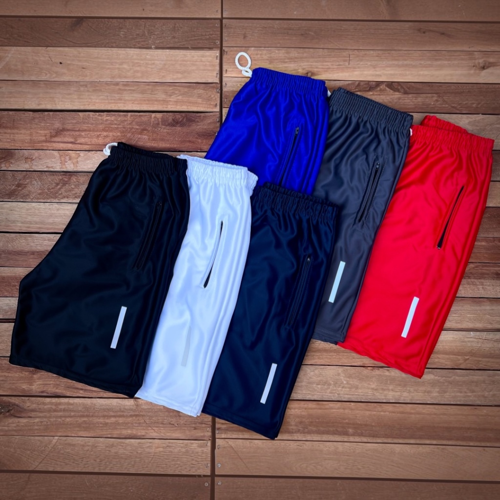 Kit 02, 03, 04 e 06 Bermudas Masculinas Básicas Lisas Diversas Cores + Pronta Entrega + Envio Imediato