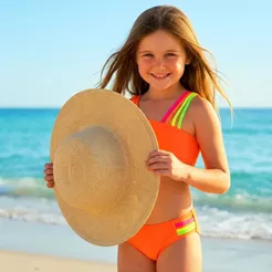 Biquíni infantil meninas 2 ao 16 Juvenil forrado piscina praia natação bikini feminino infantil UV50