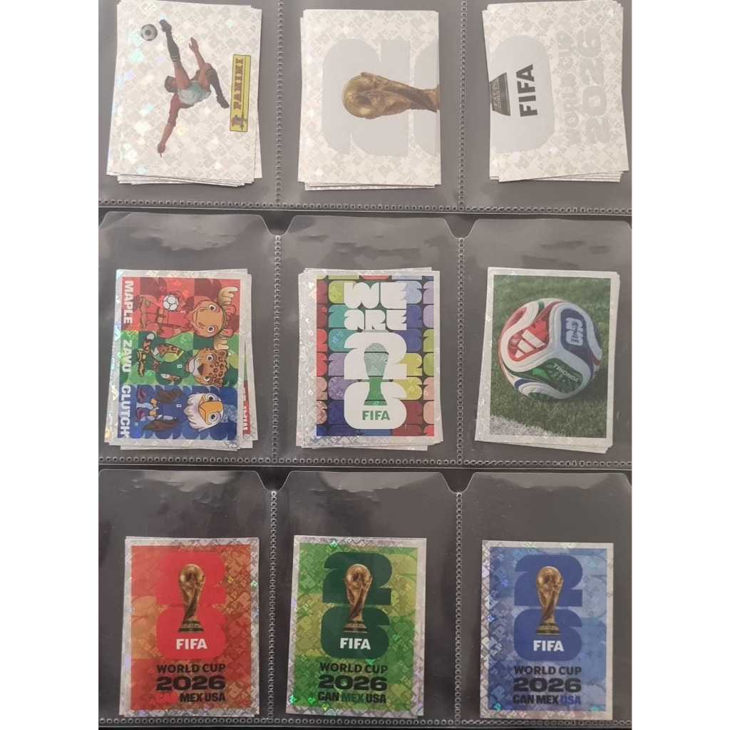 Figurinhas da Copa do Mundo 2026 - FWC Iniciais 00 até FWC 8