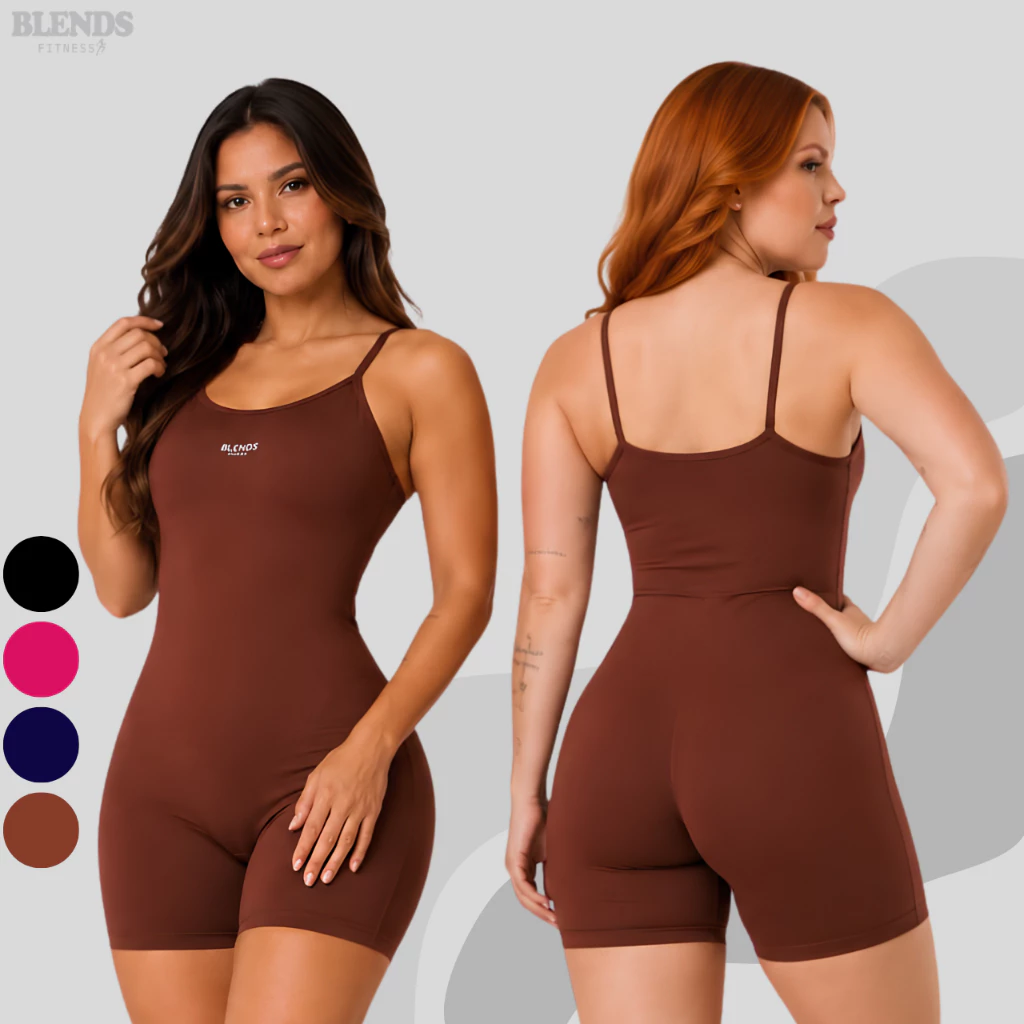 MACAQUINHO FEMININO CURTO ZERO TRANSPARÊNCIA TREINO FITNESS POLIAMIDA PREMIUM MACACÃO ACADEMIA BLOGUEIRA CORRIDA FIT — imagem 1