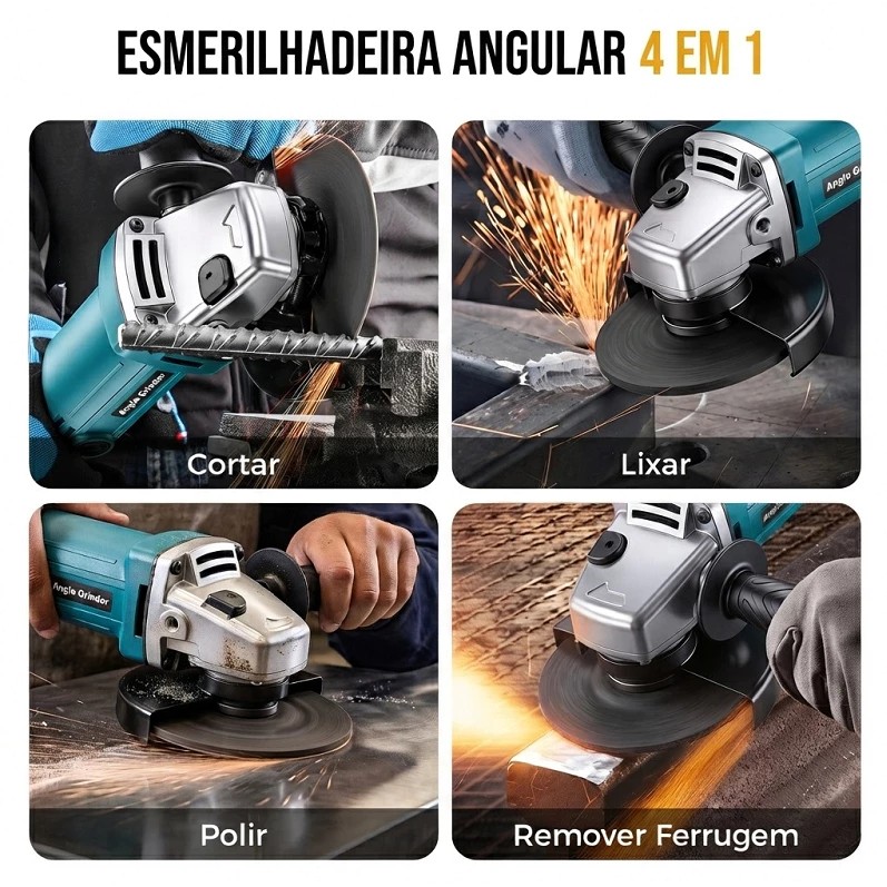 Esmerilhadeira Lixadeira 1100W 4 em 1 110V — foto 5