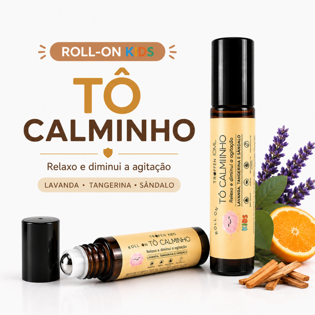 Blend Roll-on Tô Calminho Óleo Essenciais Infantil Crianças Linha Kids 10 mL