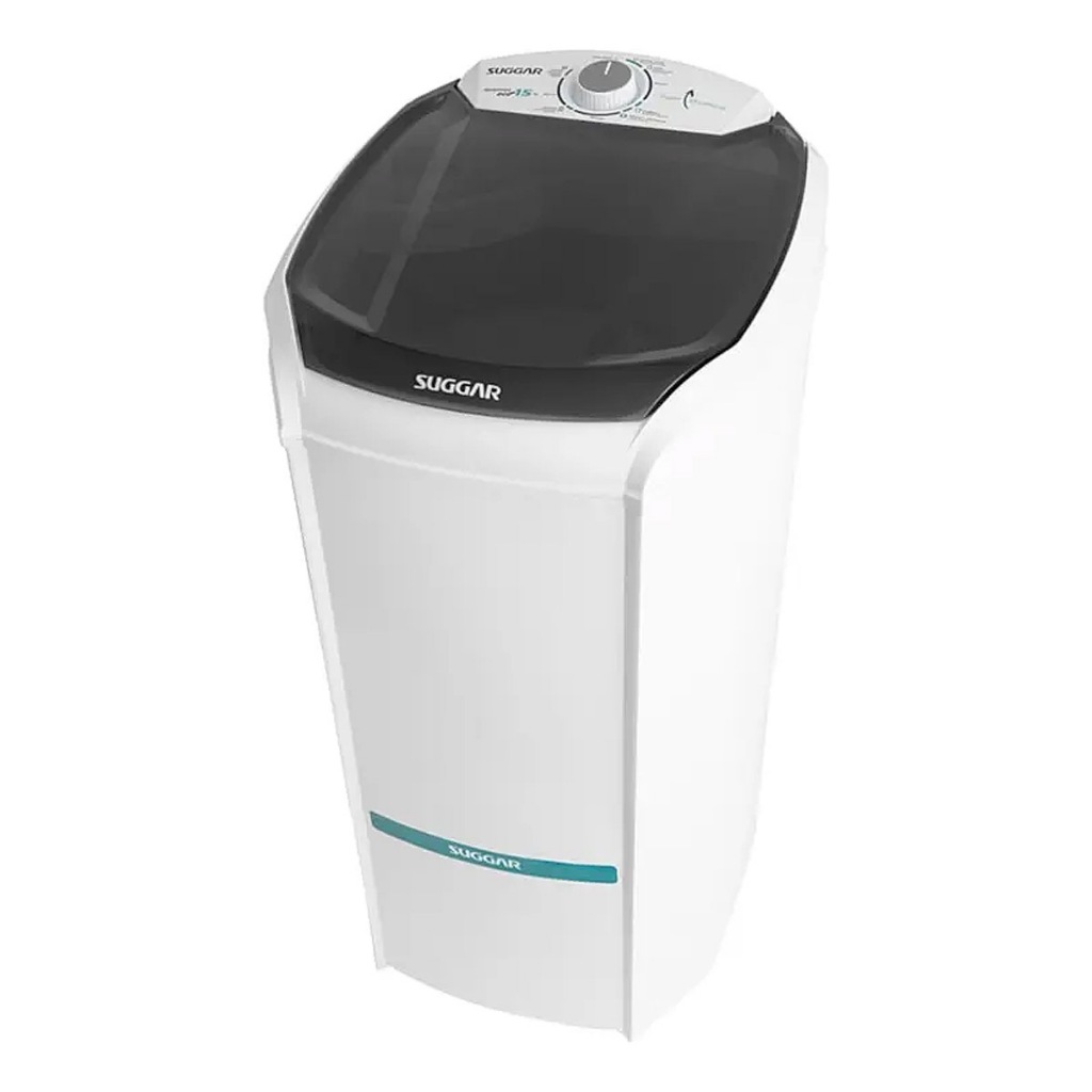 LAVADORA TANQUINHO SEMIAUTOMATICA SUGGAR 15 KG BRANCA