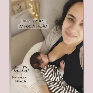 Suporte para Amamentar Tipoia para Seio com Alça Reforçada e Ajustável Ergonômica e Acolchoada