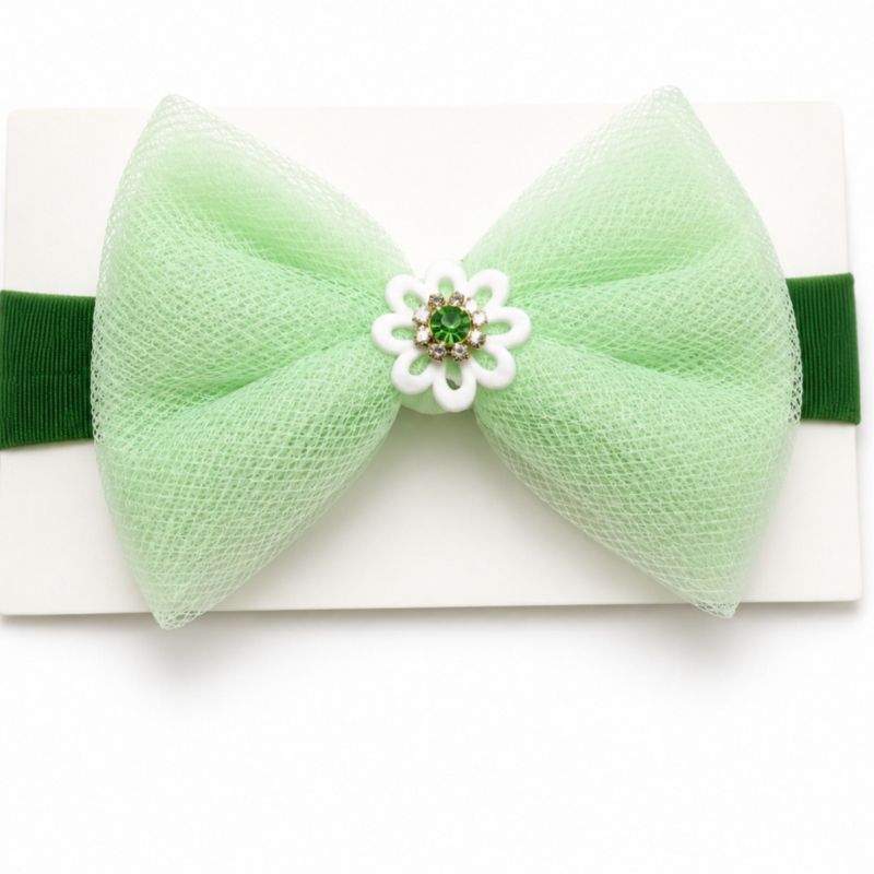 Faixinha bebê laço tule faixinhas infantis laços artesanais tiara bebê laços de cabelo bebê acessorios de cabelo bebê