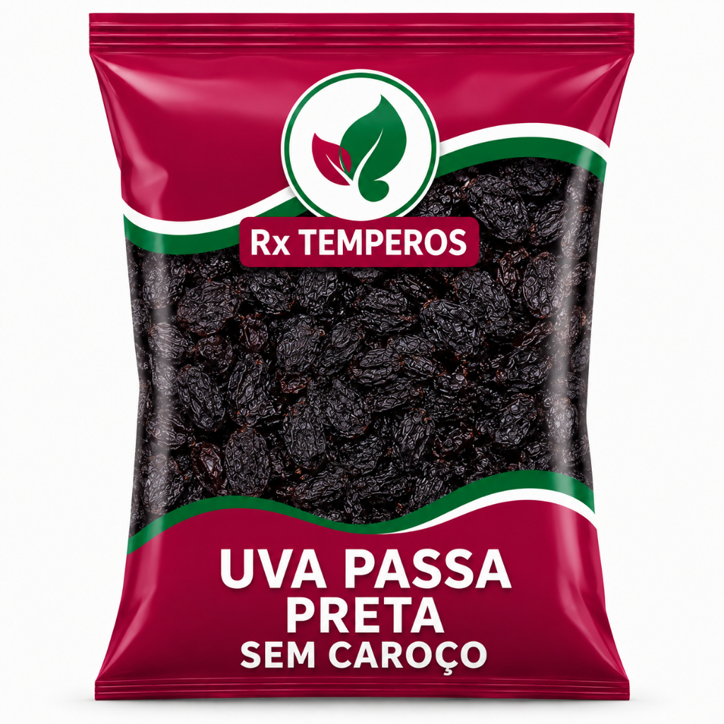 Uva-Passa Preta sem Caroço Premium – Saborosa e Selecionada