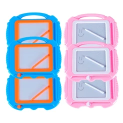 Kit com 6 Lousas Mágicas Infantis com Caneta – Coloridas, Educativas e Divertidas – Bene Casa