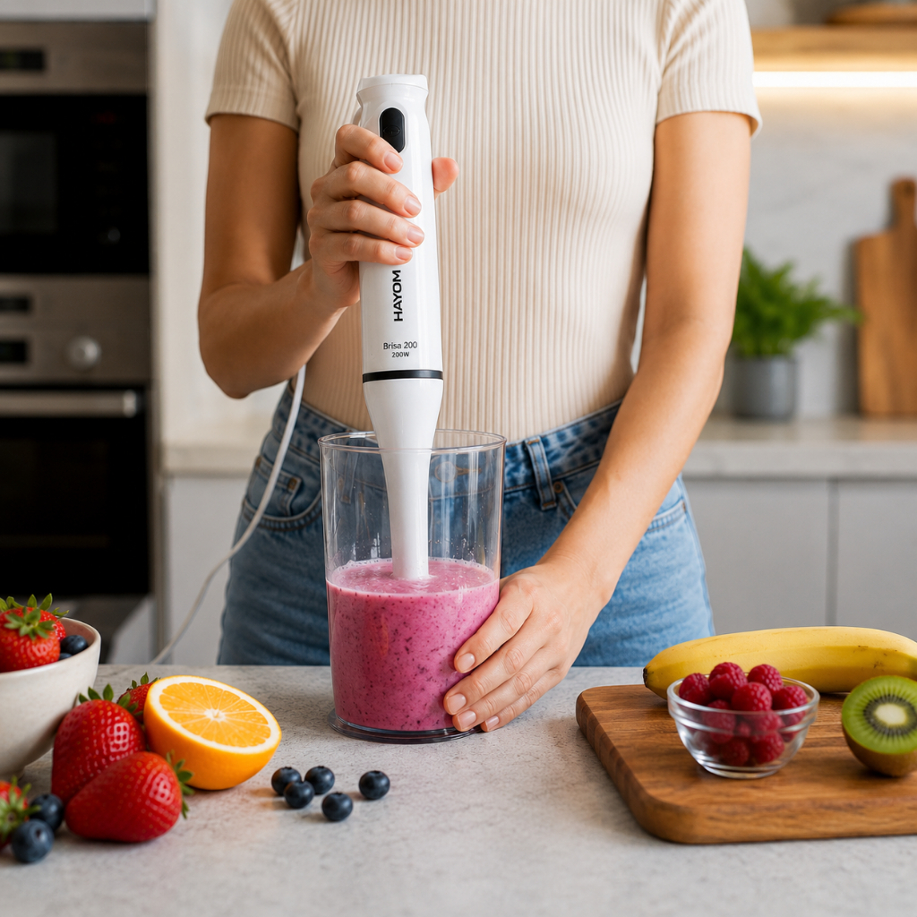 Mixer Elétrico 200w Com Copo Medidor 700ml Batedor de Ovos e Leite Espumadoror Café