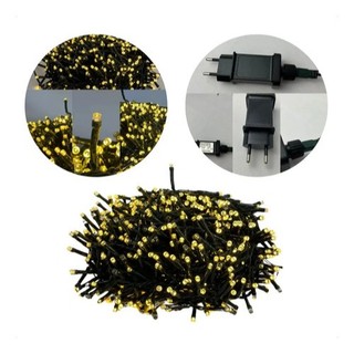 Pisca Pisca Natal Vireon Cordão 20m 900 LEDs Estrobo Branco Quente 3000K Bivolt