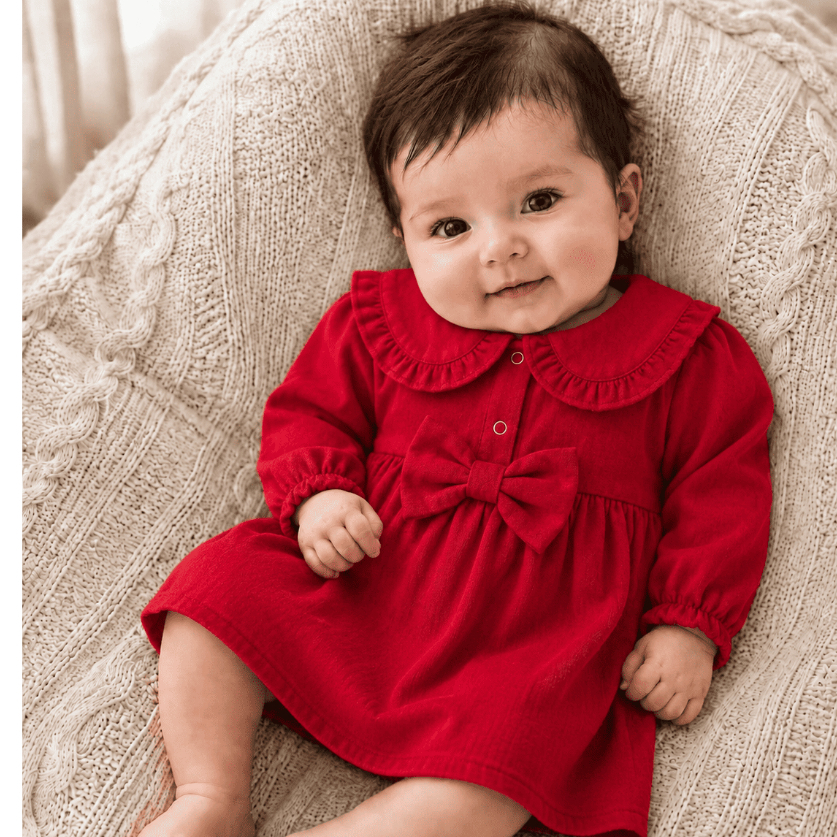 Vestido bebê encanto lacinho Isís